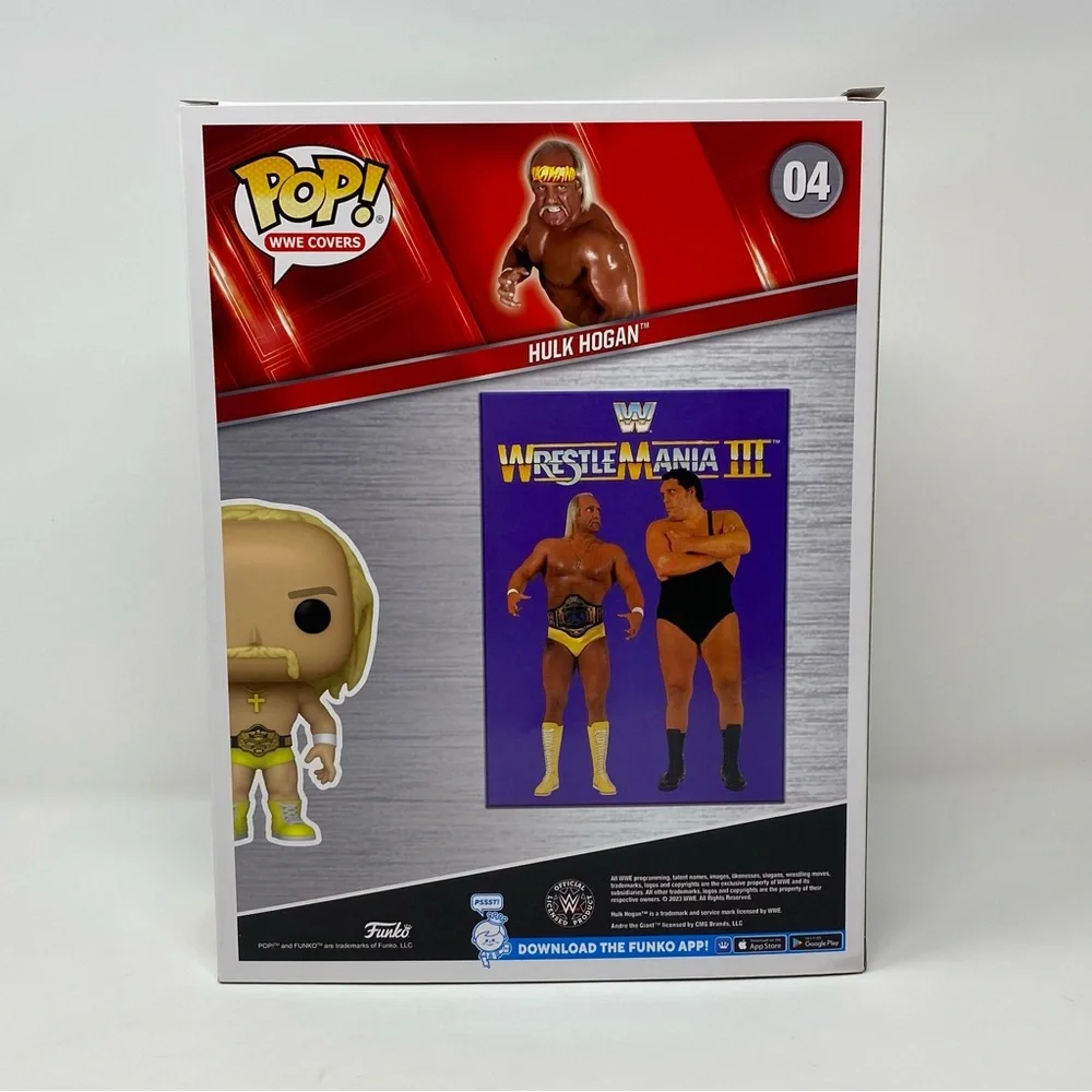 Funko Pop! Slam Cover with case: WWE - Hulk Hogan #4 NEW‎